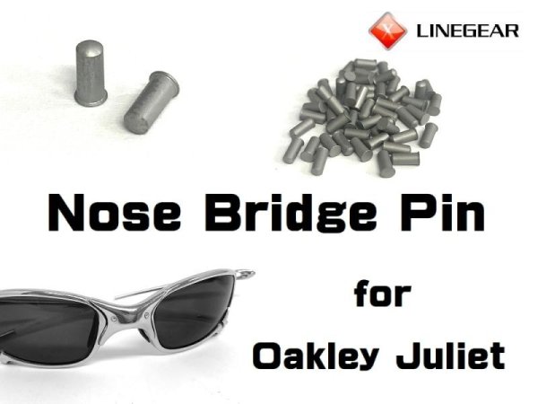 Photo1: Nose Bridge Pin for Juliet - Matte Silver (1)