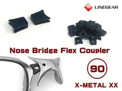 Nose Bridge Flex Coupler 90 - Black