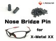 Photo1: Nose Bridge Pin - Dark Gray for X-Metal XX - X-Metal Color (1)