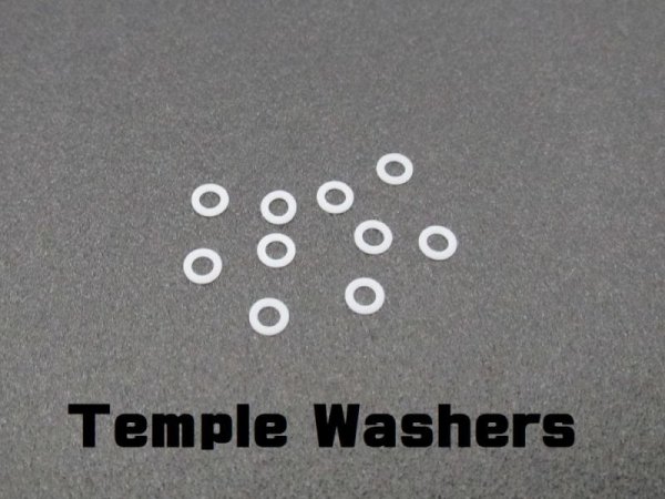 Photo1: Temple Washers for X-SQUARED (10 pieces) (1)