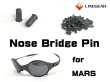 Photo1: Nose Bridge Pin - Dark Gray for Mars - X-Metal (1)
