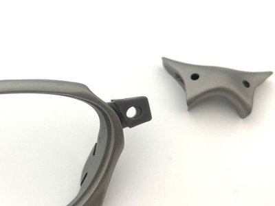 Photo2: Nose Bridge Flex Coupler 90 - Dark Gray