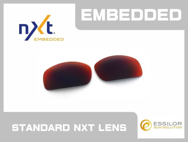 Photo1: X-SQUARED - Red Mirror - NXT® EMBEDDED - Non Polarized (1)