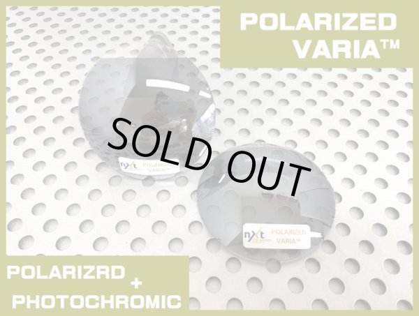 Photo1: NXT® POLARIZED VARIA™ - Flash Black / Polarized Photochromic Lens for other frames (1)