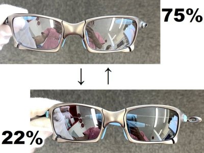 Photo1: X-SQUARED - Titanium Clear - NXT® VARIA™ - Photochromic