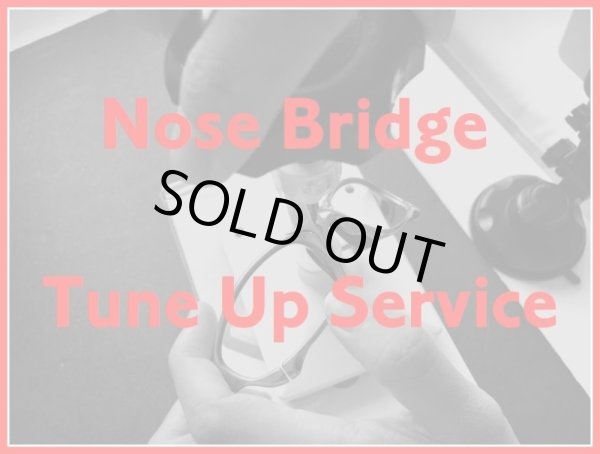 Photo2: Prescription lens for Penny(Titanium Clear) / Nose bridge tune up and Black rubber set (2)