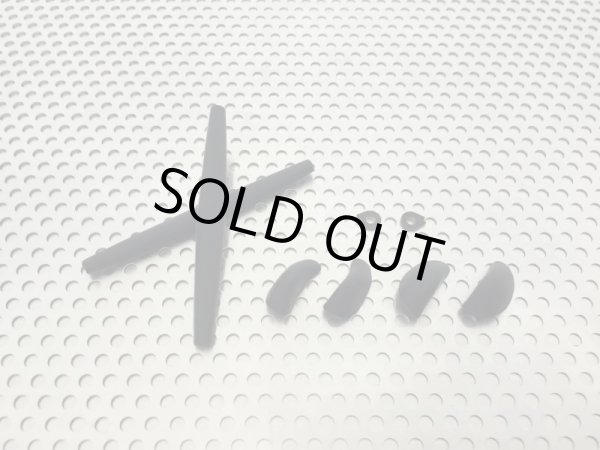 Photo3: Prescription lens for Penny(Titanium Clear) / Nose bridge tune up and Black rubber set (3)