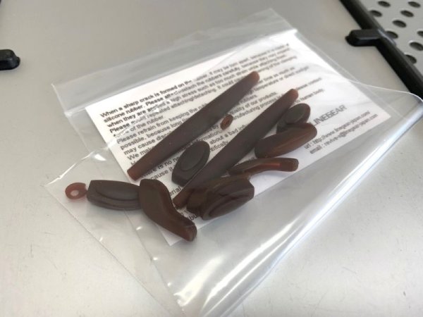 Photo3: Complete rubber set for JULIET Brown (3)