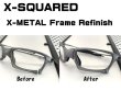 Photo1: Oakley X-Squared Nosebridge Tune Up Service and X-Metal Color Frame Refinish (1)