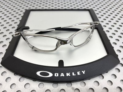Photo1: Oakley Juliet Polished Frame with Complete Black Rubber Set (Lenses Not Included)
