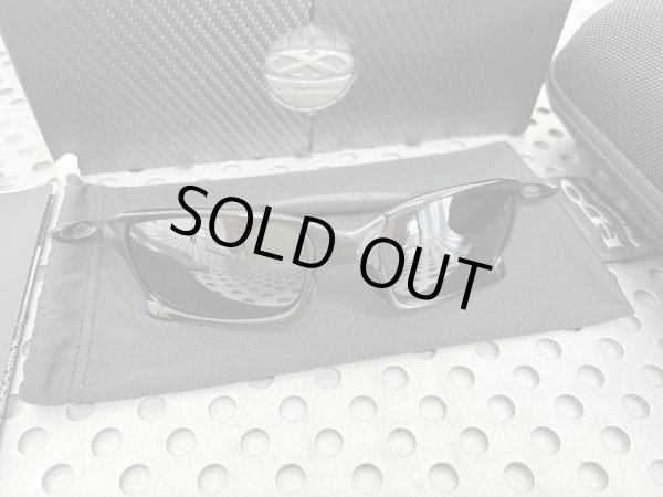 Photo2: Unused: X-Squared Polished Carbon / Black Iridium Polarized Lenses / Complete Set / Free shipping (2)