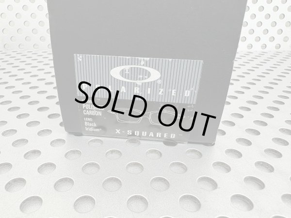 Photo9: Unused: X-Squared Polished Carbon / Black Iridium Polarized Lenses / Complete Set / Free shipping (9)