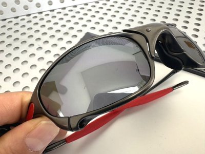Photo2: Juliet Carbon (DUCATI) Frame / Black Iridium OEM lenses and rubber parts / Free shipping
