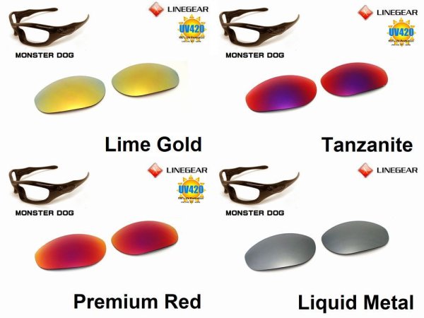 Photo2: Monster Dog Non-Polarized Lenses (2)