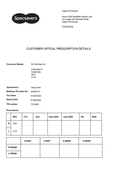 Photo2: Private Order Page / Prescription NXT Photochromic Lenses - Premium Red, Nose bridge tune-up (2)