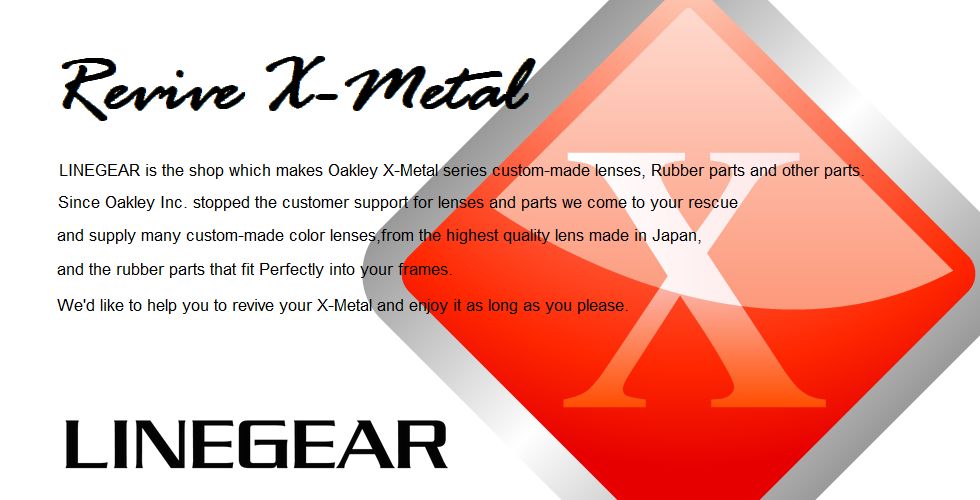 LINEGEAR Ruby Clear - Non Polarized Lens for Oakley X-Metal Juliet [JU-RC]
