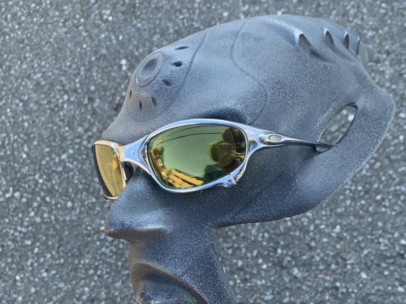 Oakley Juliet X Metal Titanium Gold Iridium Sunglasses