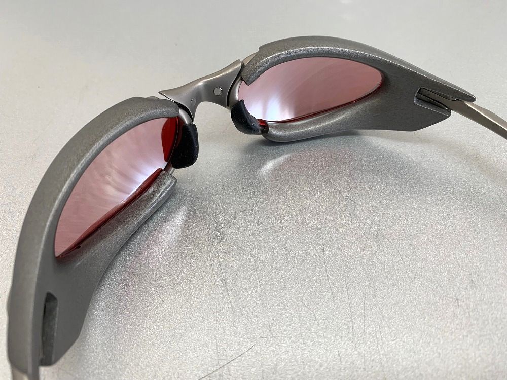 Replacement Side Blinders for Oakley Juliet sunglasses Double x metal Gray  black
